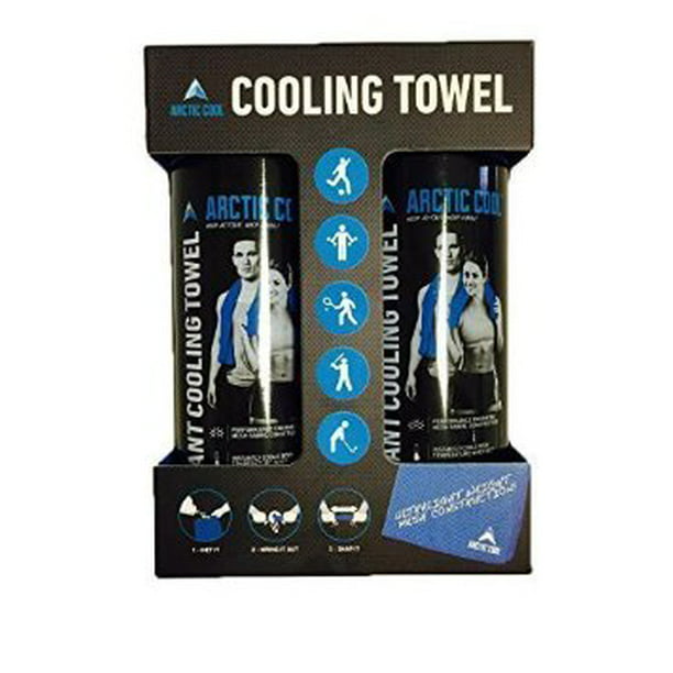 Athletes & Gardeners Ice Chill for Women Sarissa Cooling Towel 2 Packs for Heat Baby Cold Cooling Towel Neck Wrap 